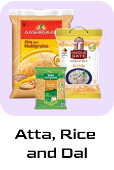 Atta, Rice and Dal